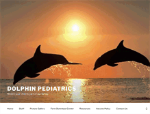 Tablet Screenshot of dolphinpediatrics.com